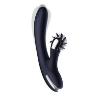 IntoYou Navyspace Vibrator mit rotierenden Zungen (Blau)