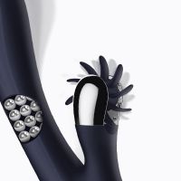 IntoYou Royalspace Vibrator mit rotierenden Zungen und 360º (Blau), Bild 3