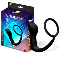 AfterDark Carnelian vibrierender Analplug mit Penisring, Bild 3