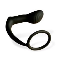 AfterDark Carnelian vibrierender Analplug mit Penisring, Bild 4