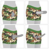 Lovetoy Strap-on-Shorts mit Camouflage-Print 28"-32", Bild 4