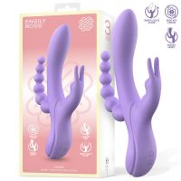 Engily Ross Lindsay Vibrator mit Analkette, Flüssigsilikon, Bild 2