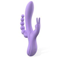 Engily Ross Lindsay Vibrator mit Analkette, Flüssigsilikon
