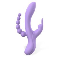 Engily Ross Lindsay Vibrator mit Analkette, Flüssigsilikon, Bild 5