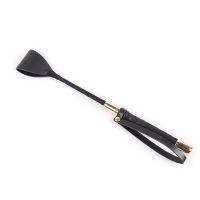 LateToBed klassische Reitgerte Schwarz und Gold 30 cm, Bild 3