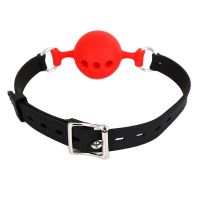 LateToBed atmungsaktiver Silikon-Ballknebel S - 4 cm