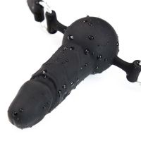 LateToBed verstellbarer Silikon-Dildoknebel 36-52 cm, Bild 5