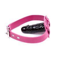 LateToBed verstellbarer Dildoknebel 46-58 cm, Dildo 10 cm, Bild 3