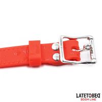 LateToBed atmungsaktiver Silikon-Ballknebel S - 4 cm, Bild 8