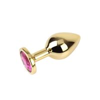 Chisa Rosy Gem Goldener Analplug mit Juwel Größe M, Bild 3