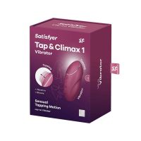 Satisfyer Tap and Climax 1 Vibrator mit Vibration und Tapping (Rot), Bild 7