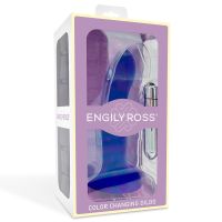 Dildox by Engily Ross vibrierender farbwechselnder Dildo, Blau zu Lila, Bild 5