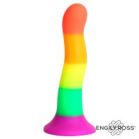 Dildox by Engily Ross Dildo Regenbogenfarben LGBT 18 cm
