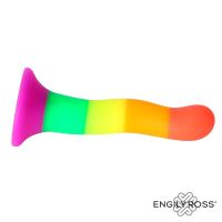 Dildox by Engily Ross Dildo Regenbogenfarben LGBT 18 cm, Bild 6