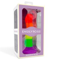 Dildox by Engily Ross Dildo Regenbogenfarben LGBT 18 cm, Bild 4