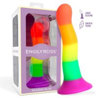 Dildox by Engily Ross Dildo Regenbogenfarben LGBT 18 cm, Bild 2