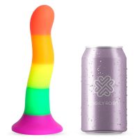 Dildox by Engily Ross Dildo Regenbogenfarben LGBT 18 cm, Bild 3