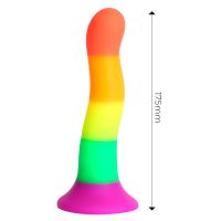 Dildox by Engily Ross Dildo Regenbogenfarben LGBT 18 cm, Bild 5