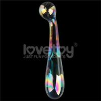 Lovetoy Twilight Gleam Glasdildo schmal