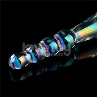 Lovetoy Twilight Gleam Glasdildo Rising Ripples 19 cm, Bild 4