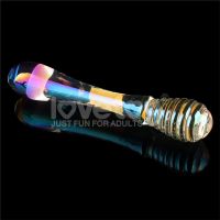 Lovetoy Twilight Gleam Glasdildo Twin Pleasures 20,5 cm, Bild 3