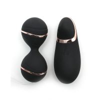 Rimba Ibiza Set vibrierende Kegelkugeln (Schwarz)