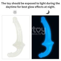 Lovetoy Doppeldildo Lumino Play mit blauem Licht 10,5", Bild 12