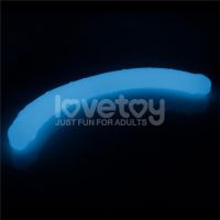 Lovetoy Doppeldildo Lumino mit blauem Licht 18,5", Bild 3