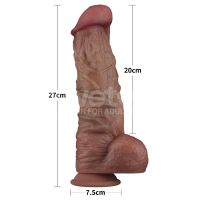 Lovetoy Dildo XXL 10,5" mit zwei Schichten (Schwarz), Bild 15