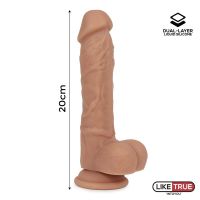 Liketrue realistischer Dildo Dual Layer aus Liquid Silicone 8", Bild 8