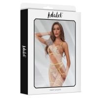 Adalet Lingerie Zoey BH, String und Strapsgürtel mit gelben Blüten, Bild 5