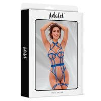 Adalet Lingerie Killye Mesh-Teddy mit Straps und Beinringen (Blau), Bild 4