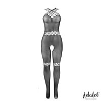 Adalet Lingerie Kona Netz-Bodystocking mit offenem Rücken