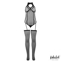 Adalet Lingerie Naomi grobmaschiger Bodystocking mit Straps, Bild 3