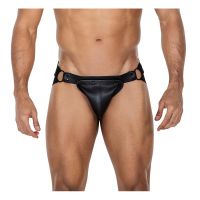 Cut4men JOCKSTR4P02 Jockstrap mit Druckknöpfen (Schwarz)