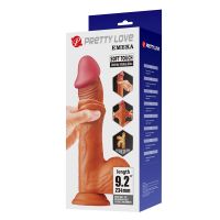 Pretty Love fester Dildo mit verschiebbarer Haut 9,2" hautfarben, Bild 7