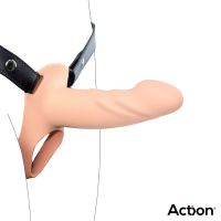 Action Strap-on mit hohlem Dildo, 4-5 cm dick, Bild 4