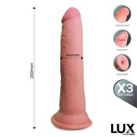Lux Otto Triple-Density-Dildo 8"