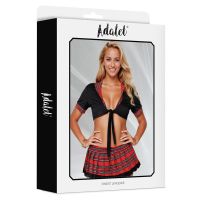 Adalet Lingerie Carly Top und Rock Uniform Cosplay (Rot), Bild 3