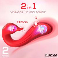 IntoYou Swana Vibrator mit leckender Zunge und verstellbarem Winkel, Bild 3