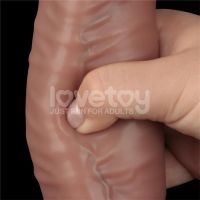 Lovetoy biegsamer Dildo XXL 16", zwei Schichten, hautfarben, Bild 8