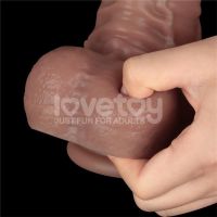Lovetoy biegsamer Dildo XXL 16", zwei Schichten, hautfarben, Bild 9