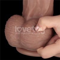 Lovetoy biegsamer Dildo XXL 14,5", zwei Schichten, hautfarben, Bild 11