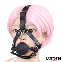 LateToBed Kopfharness mit Ballknebel und Nasenhaken, Bild 2