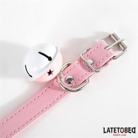 LateToBed verstellbares Halsband mit Glöckchen (Rosa), Bild 3