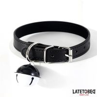 LateToBed verstellbares Halsband mit Glöckchen, Schwarz, Bild 3