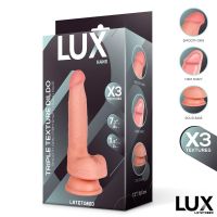 Lux Hans Triple-Density-Dildo mit Hoden 7,2", Bild 6