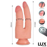 Lux Franz Triple Density Doppeldildo 8,2" - 9"