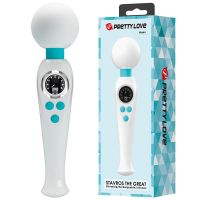 Pretty Love Skyler Wand-Massagestab mit Digitaldisplay (Weiß)