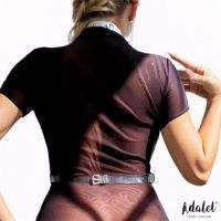 Adalet Lingerie Bianca Brustharness aus Veganleder mit Kette, Bild 2